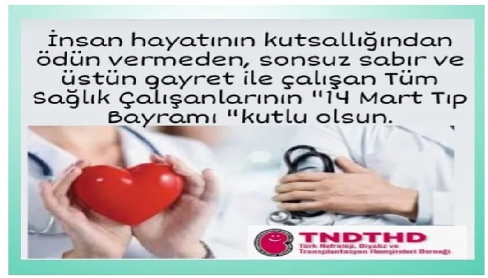14 Mart 2021 Tıp Bayramı