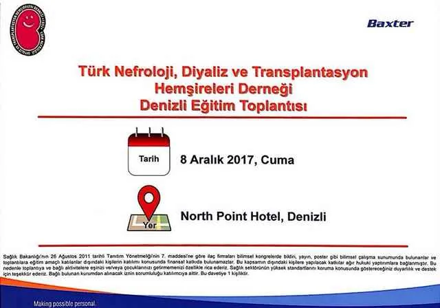 Türk Nefroloji, Diyaliz veTransplantasyon Hemşireleri Derneği n