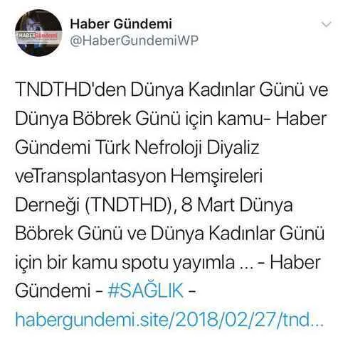 Türk Nefroloji, Diyaliz veTransplantasyon Hemşireleri Derneği n