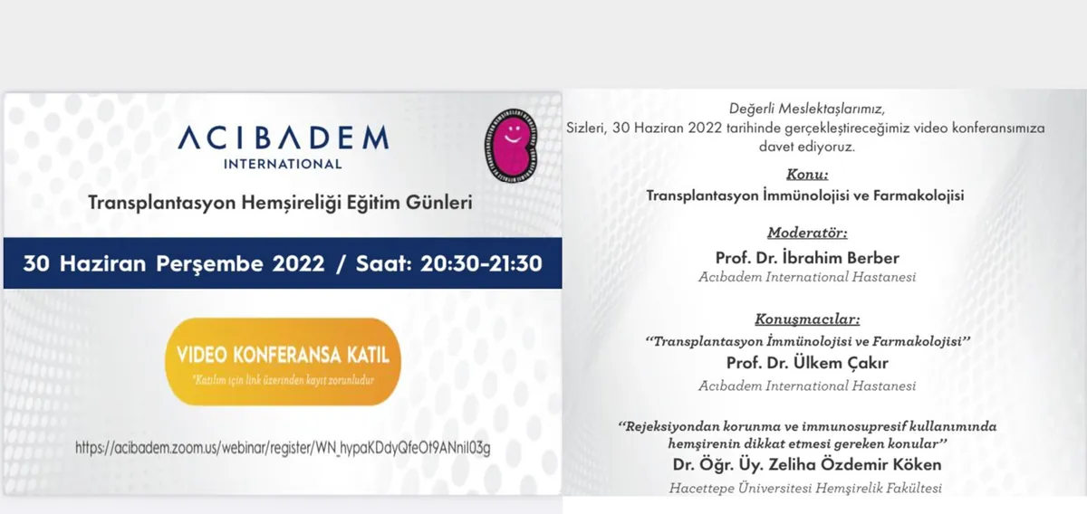 Transplantasyon İmmünolojisi Ve Farmakolojisi
