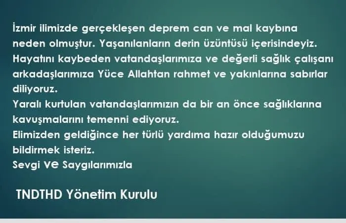 Geçmiş Olsun İzmir